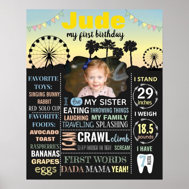 Ferris-hjul Handflatan tropiska musikfestival Poster (Framsidan)