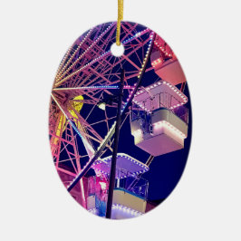 Ferris-hjul Julgransprydnad Keramik