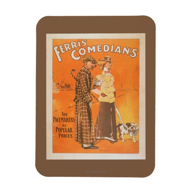 Ferris-Komiker "Pacemakers at Popular Prices" Magnet (Vertikal)