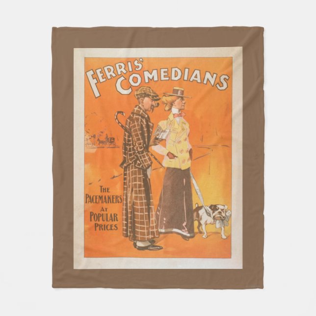 Ferris komiker "Pacemakers på populärt prissätter Fleecefilt (Framsidan)