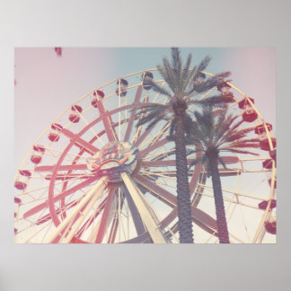 Ferris Wheel & Handflatan Poster