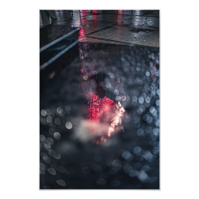 Ferris wheel in the water fototryck (Framsidan)