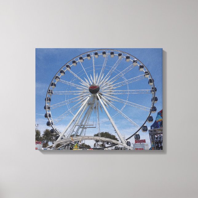 FERRIS WHEEL PÅ CANVAS 20 ’x 16’ (Framsida)