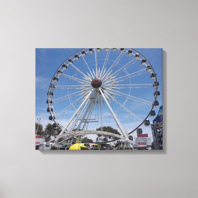 FERRIS WHEEL PÅ CANVAS 20 ’x 16’ (Framsida)