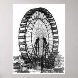 Ferris Wheel på Chicago World's Fair Poster