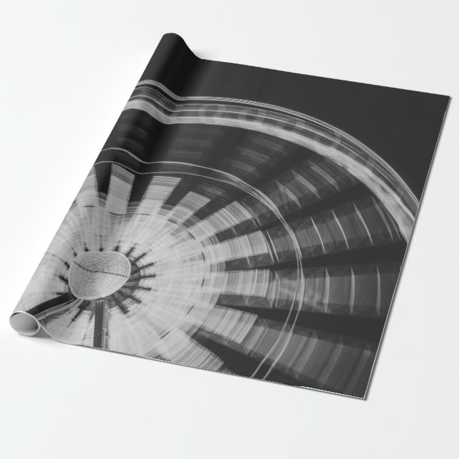 FERRIS WHEEL UNDER KVÄLL PRESENTPAPPER (Utrullad)