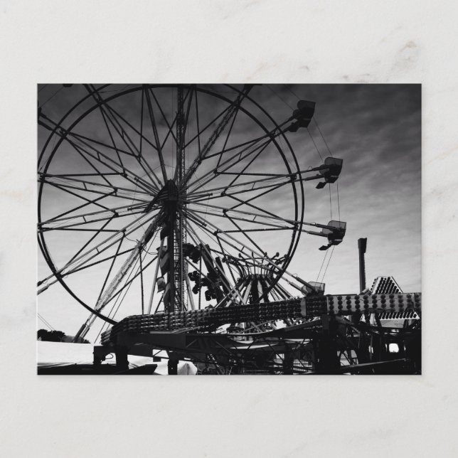 Ferris Wheel-vykort Vykort (Framsida)