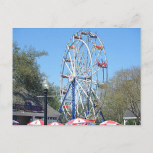 Ferris Wheel-vykort Vykort