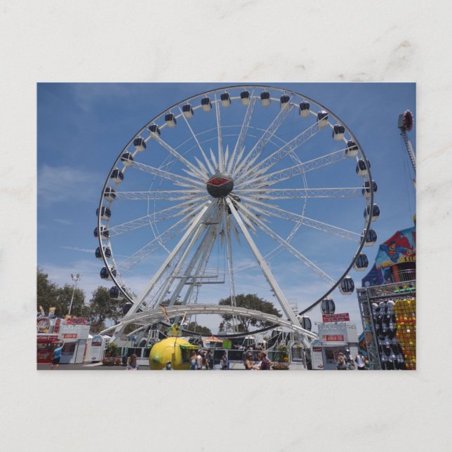 FERRIS WHEEL-vykort Vykort (Framsida)