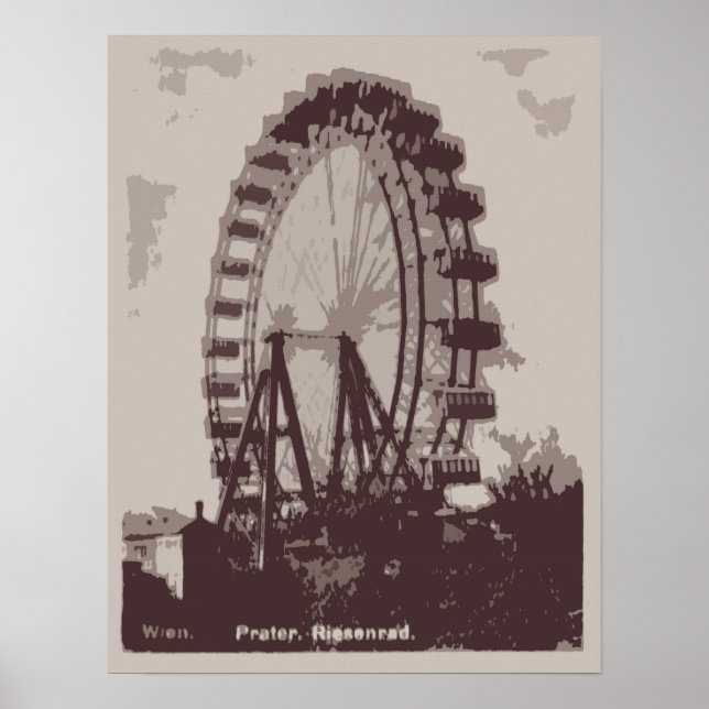 Ferris Wheel, Wien 1939 Poster (Framsidan)