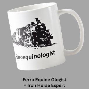 Ferroequinolog Tåg Mugg