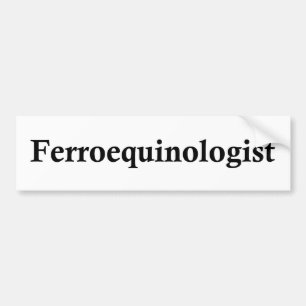 Ferroequinologist Bildekal