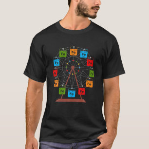Ferrous Wheel Fe Science Älskare Funny Chemistry T Shirt