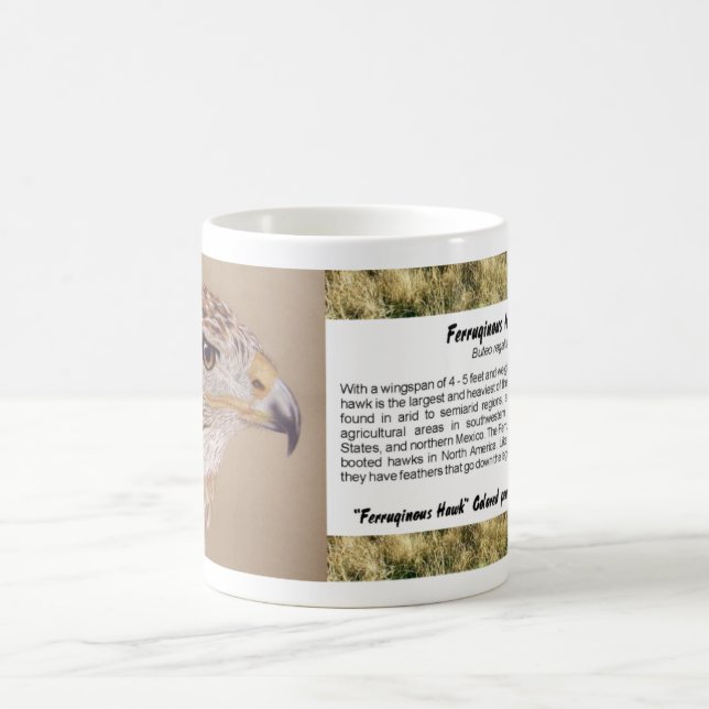 Ferruginous Hawk Kaffemugg (Center)
