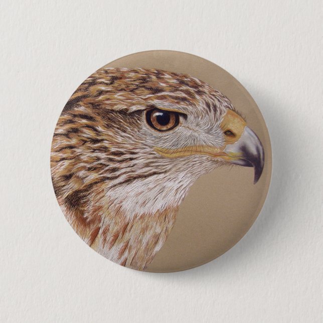Ferruginous Hawk Knapp (Framsida)