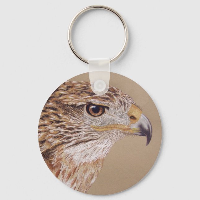 Ferruginous Hawk Nyckelring (Framsida)