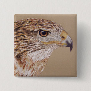 Ferruginous hök knapp