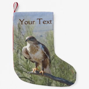 Ferruginous hök liten julstrumpa