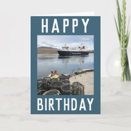 Ferry at Isle of Islay, Scotland Card Kort