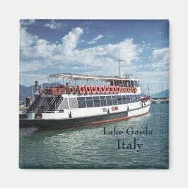 Ferry Boat på Sjö Garda italien Magnet