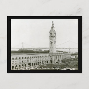 Ferry Byggnad, San Francisco Vintage Vykort