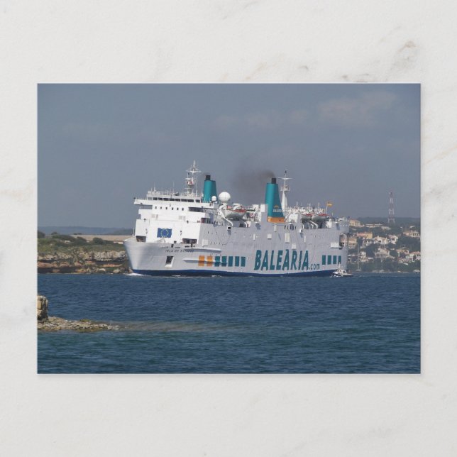 Ferry Isla De Botafoc Vykort (Framsida)