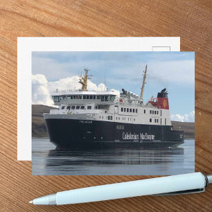 Ferry Sailing to Islay in Scotland Vykort