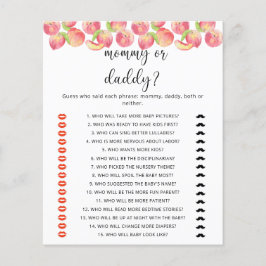 FERSEN mamma eller pappa baby shower spel