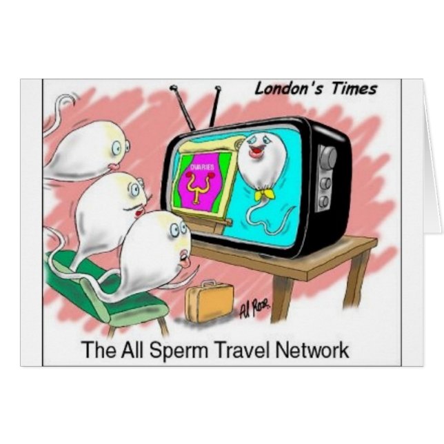 Fertilisation Travel Network Hälsningskort (Framsidan Horizontal)