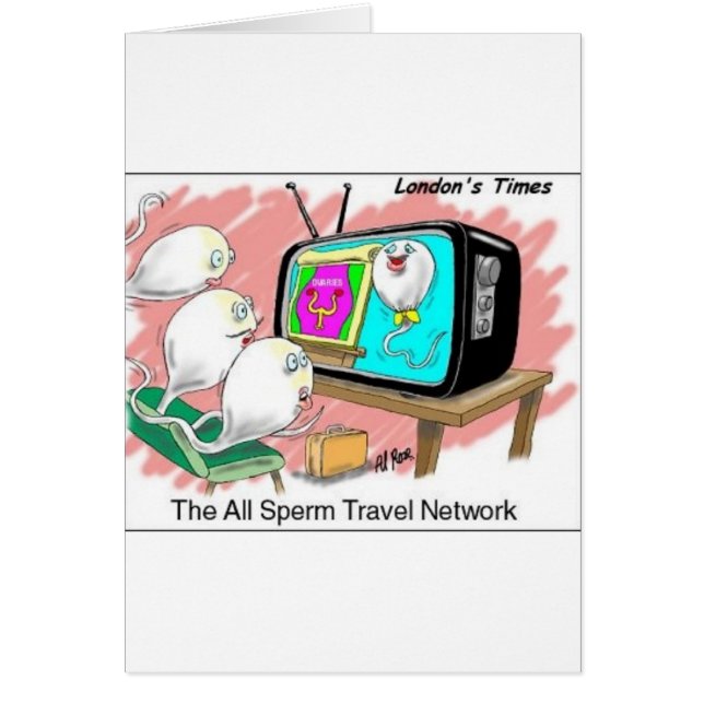 Fertilisation Travel Network Hälsningskort (Framsidan)