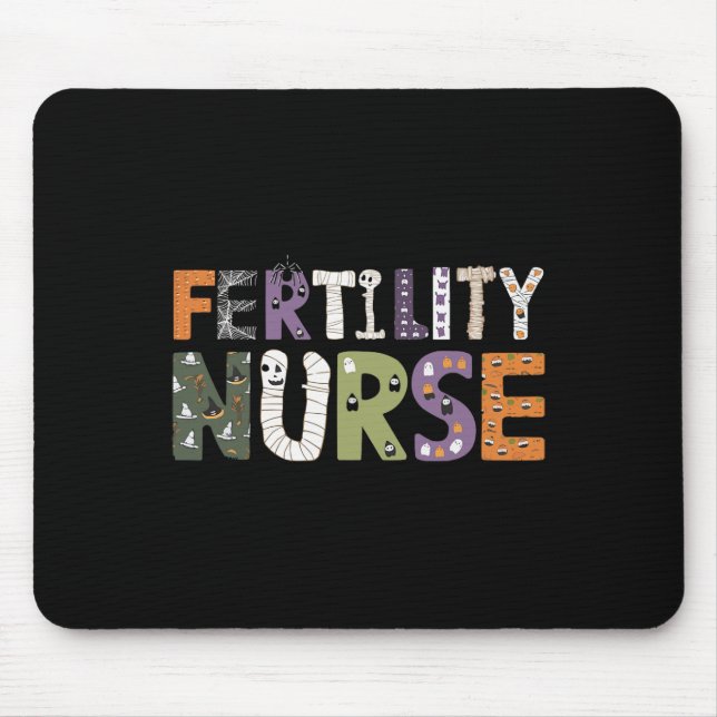 Fertilise Nurse Halloween Spooky Nursing Trick ell Musmatta (Framsidan)