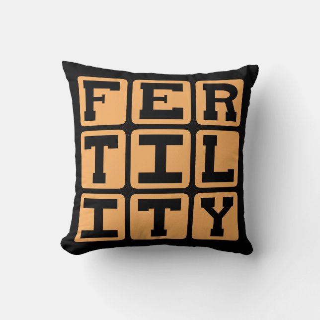 Fertilitet, graviditetsmeddelande kudde (Framsida)