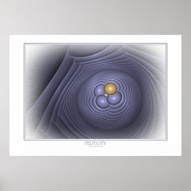 Fertiliteten Poster på vitt (Framsidan)