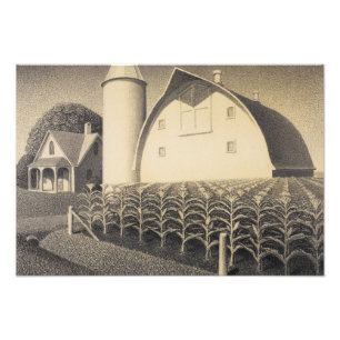 Fertility, Iowa by Grant Wood Fototryck