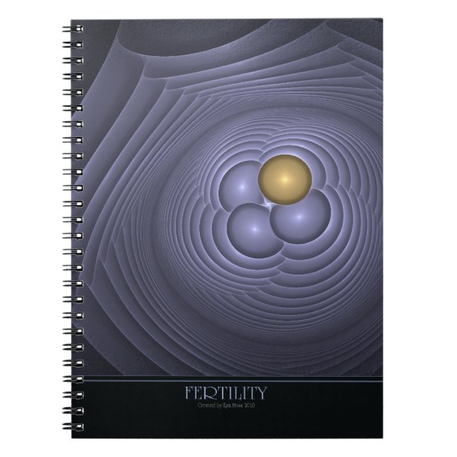 Fertility Notebook Anteckningsbok (Framsidan)