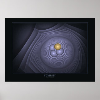 Fertility Print on Black Poster