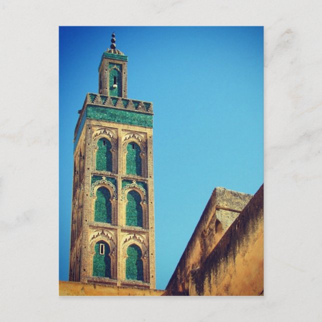 fes minaret vykort (Framsida)