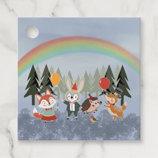 Fessionsdjur Gåvor Etiketter (Framsida)