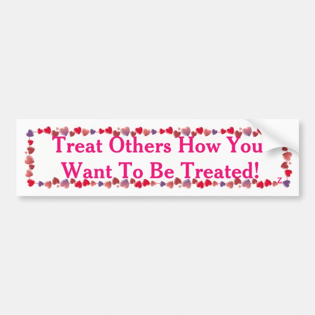Fest andra hur du önskar att vara… /Sticker/Magnet Bildekal (Framsidan)