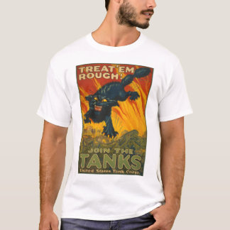 Fest dem som är grova - gå med tankerna tee shirt