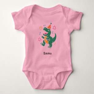 Fest Dino Råmar – Söt Födelsedags T-Shirt Design f