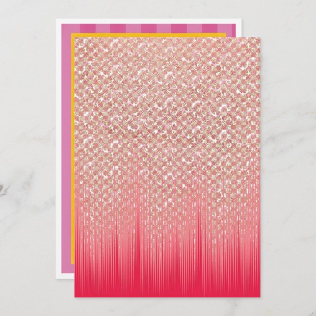 Fest-, Examen- & Livsannonseringskort Meddelande (Fram/baksida)