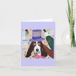 Fest Hund Basset Hound Inbjudan