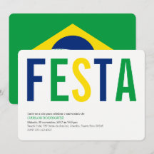 Fest: Inbjudningar: Brasilien: Peruanska flaggan