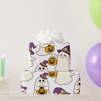 fest med halloween presentpapper
