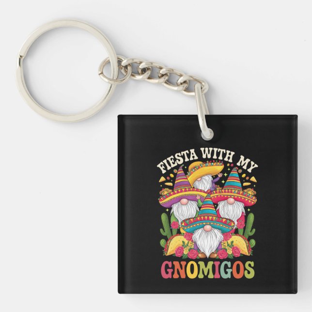 Fest med mina gnom-vänner gnom Cinco De Mayo (Framsidan)