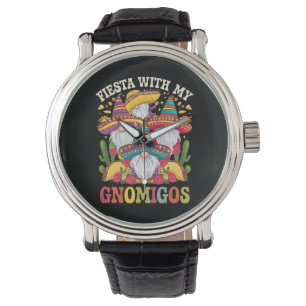 Fest med mina gnom-vänner gnom Cinco De Mayo Armbandsur