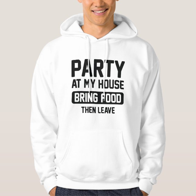 Fest På Mitt Hus Hoodie (Framsida)