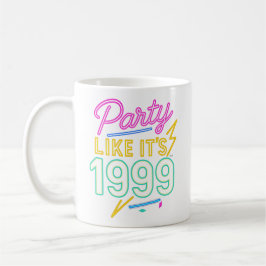 Fest som det är 1999®™ – Neon Voltage Kaffemugg