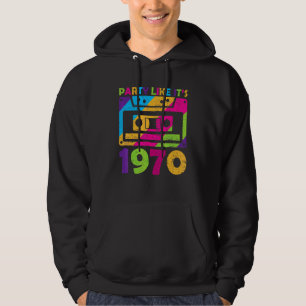 Fest som om det är 1970 Retro 70-talsfest Outfit K Hoodie